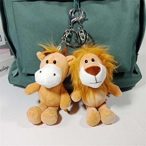 Lion Key Ring Ornament Plush Keychain Animal Plush Toy Stuffed Toys Plush Dolls Carousel 1