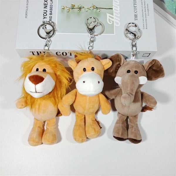 Lion Key Ring Ornament Plush Keychain Animal Plush Toy Stuffed Toys Plush Dolls Carousel 2