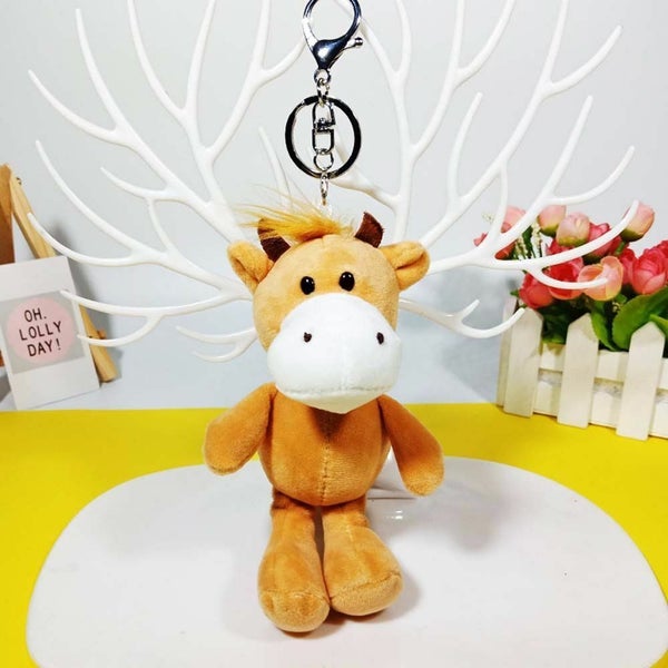 Lion Key Ring Ornament Plush Keychain Animal Plush Toy Stuffed Toys Plush Dolls Carousel 12