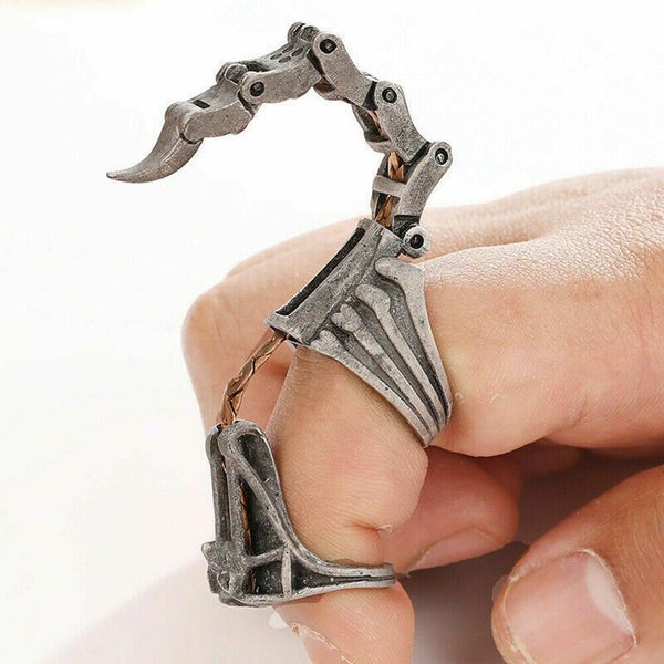 New Retro Scorpion Fidget Open Ring Movable Personality Punk Hip-Hop Adjustable Carousel 2