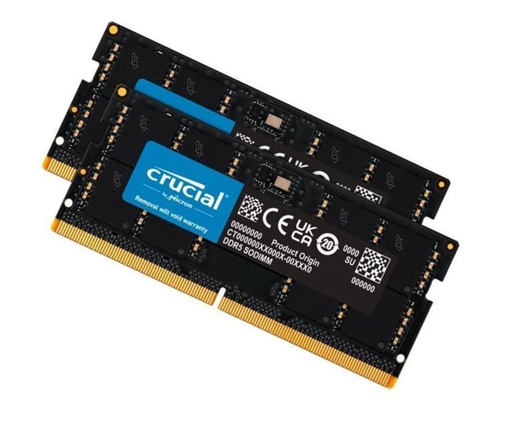 Crucial 96GB (2x48GB) DDR5 SODIMM 5600MHz CL46 Notebook Laptop Memory Carousel 1