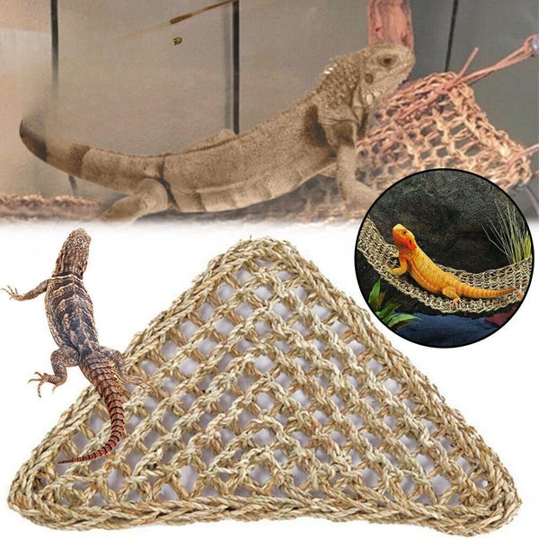 Reptile Hammock Basking Platform Dragon Lounger Bearded Hanging Swing Lizard Carousel 1