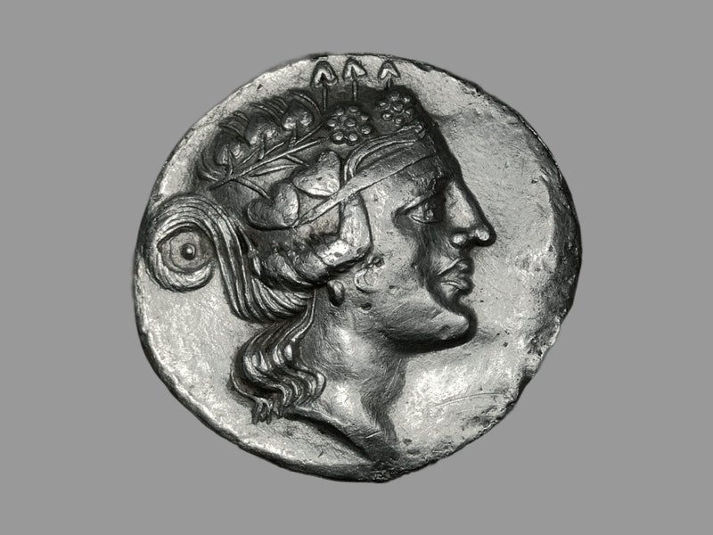 ANE: 148-90/80 BC Ancient Greece Thasos Silver Fourree Tetradrachm Carousel 1