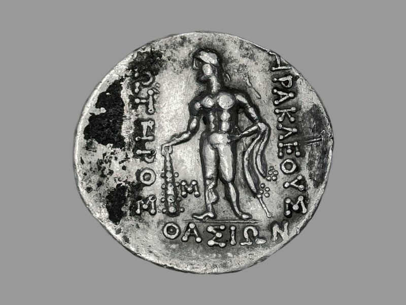 ANE: 148-90/80 BC Ancient Greece Thasos Silver Fourree Tetradrachm Carousel 2