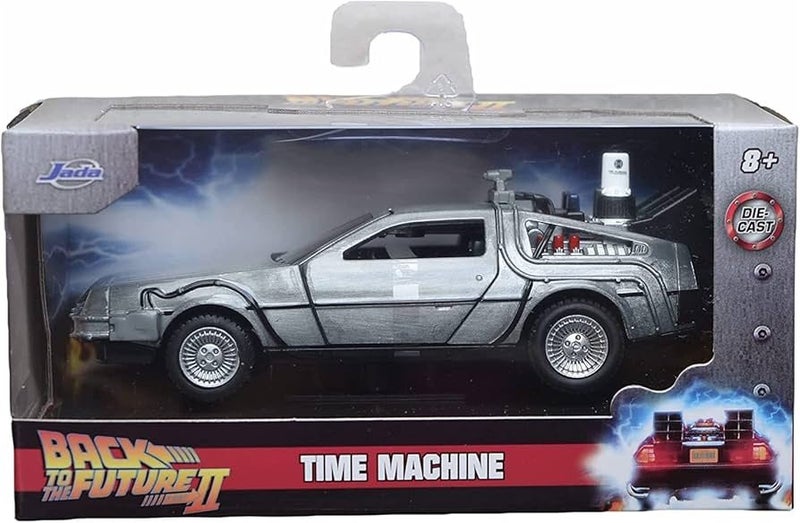 JADA DeLorean TIME MACHINE - 1:32 Diecast Model - BACK TO THE FUTURE II Carousel 1