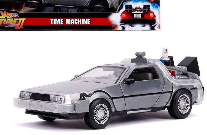 JADA DeLorean TIME MACHINE - 1:32 Diecast Model - BACK TO THE FUTURE II Carousel 2