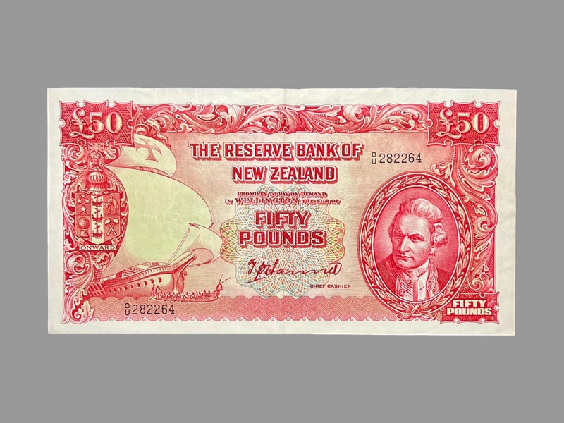 ANE: 1940-55 New Zealand Hanna 50 Pounds Carousel 1