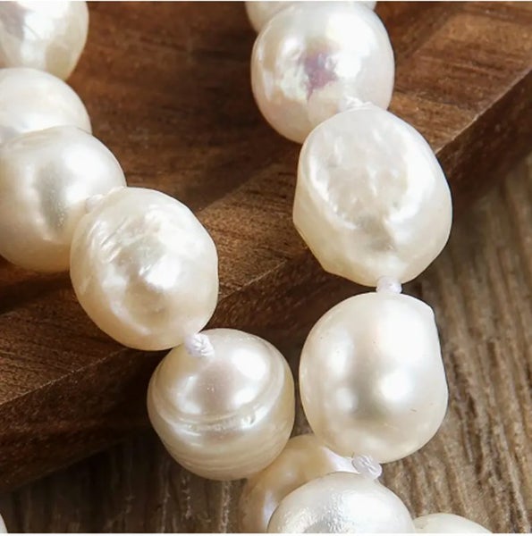 Baroque Freshwater Pearl Necklace 86-88 cm Carousel 2