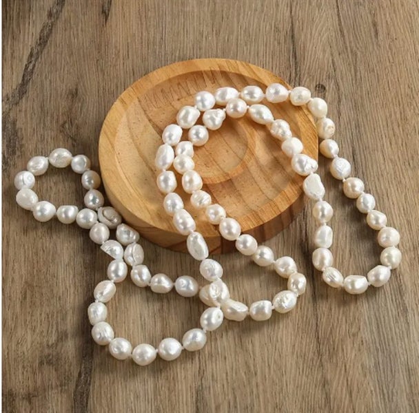 Baroque Freshwater Pearl Necklace 86-88 cm Carousel 4