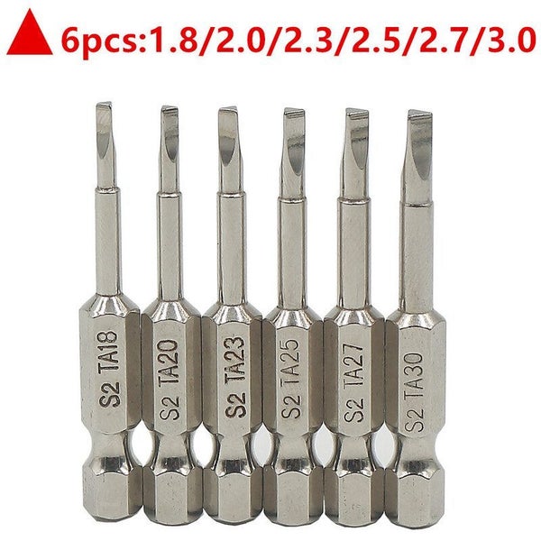 Magnetic Triangle Head Screwdriver Bits Set 1.8-3.0mm Carousel 9