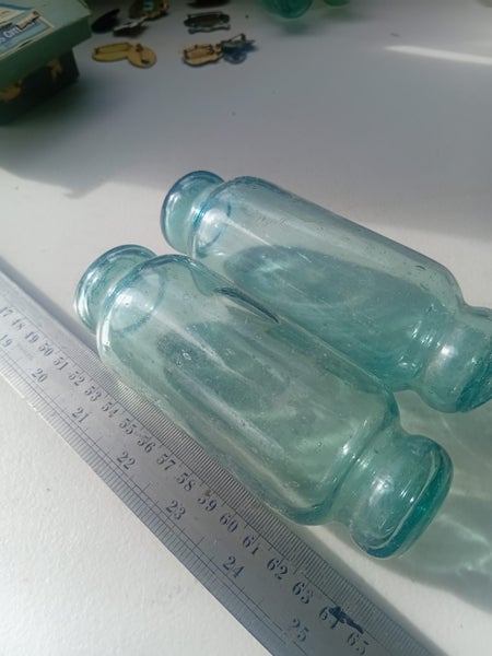 Japanese Glass Fishing Floats original 1960s x2 Carousel 1