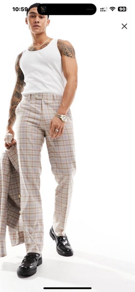 Devils Advocate Orange Check Suit Carousel 3