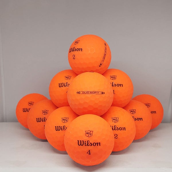 12 Wilson Duosoft Matte Orange A+/A Grade Carousel 1