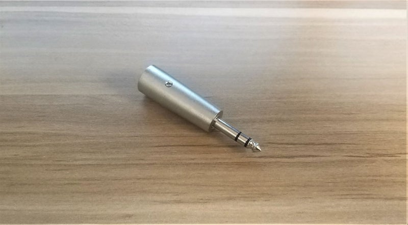 Audio Adapter 3 Pin XLR Male To 6.35mm Male TRS Jack (PC-22) Carousel 1