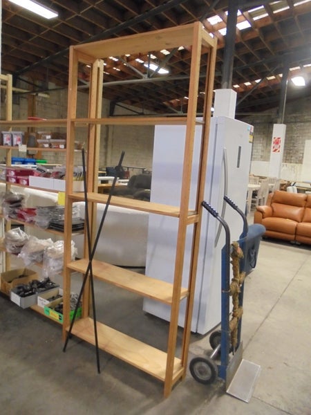 Lundia shelving-2 bays 2100x900x235mm 5 levels Carousel 1