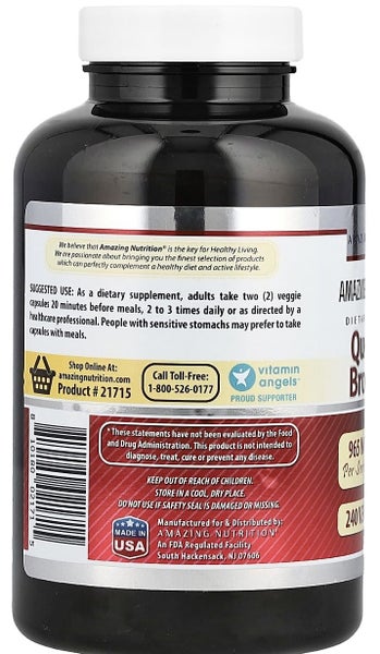 QUERCETIN BROMELAIN 965 MG per SERVING, 240 VCAPS - E0228 Carousel 3