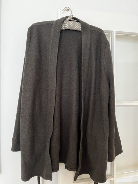 Shjark Khaki Green Wool Jacket Carousel 1