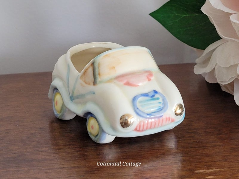 Vintage Porcelain Nursery Planter $1 RES Carousel 1