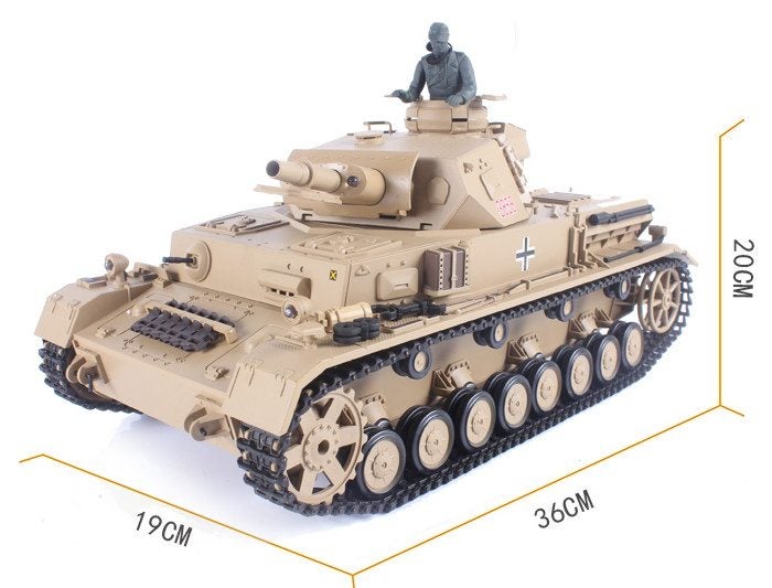 Heng Long 3858-1 1/16 German IV F Type RC Battle Tank (TK7.0) Carousel 2