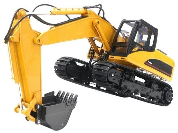 Huina 1535 1/14 RC Excavator Remote Control Truck with Lights Crawler Tractor... Carousel 1