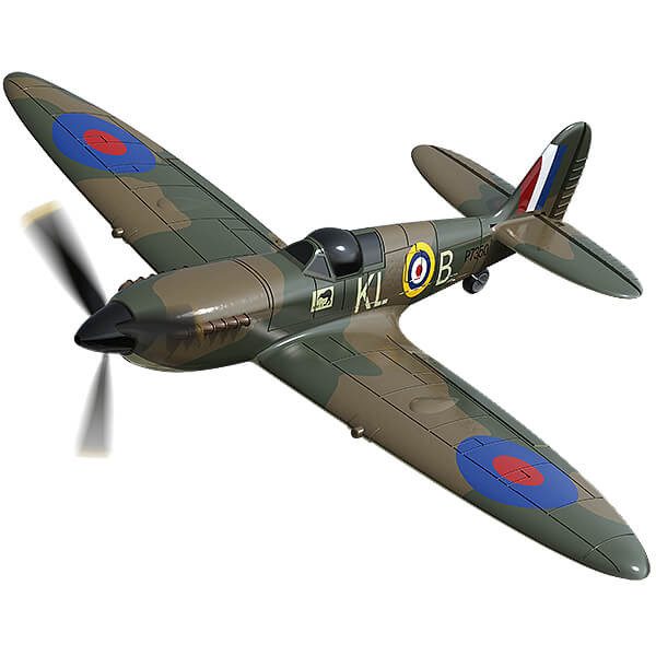 Volantex RC Spitfire with Xpilot One Key Aerobatic Stabilization System Perfe... Carousel 1