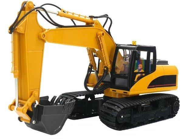 Huina 1535-1 1/14 Electric Excavator With ( Gripper Bit & Rock Breaker) Remot... Carousel 1