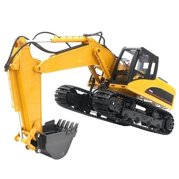 Huina 1535-1 1/14 Electric Excavator With ( Gripper Bit & Rock Breaker) Remot... Carousel 5