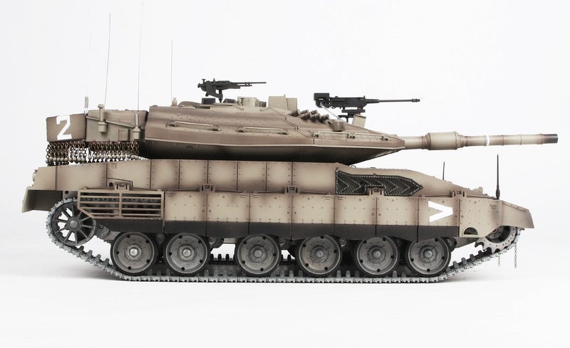 1:16 7.0 Henglong PRO Edition Merkava RC Tank 3958-1 Metal Tracks Wheels RTR Carousel 1