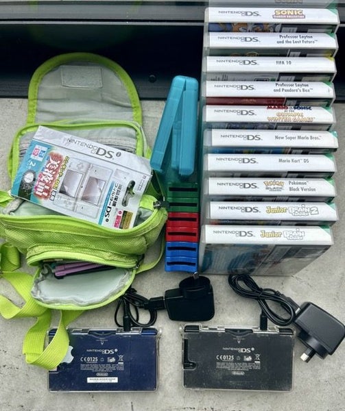 2x Nintendo DS Consoles + 10 games & accessories Carousel 2