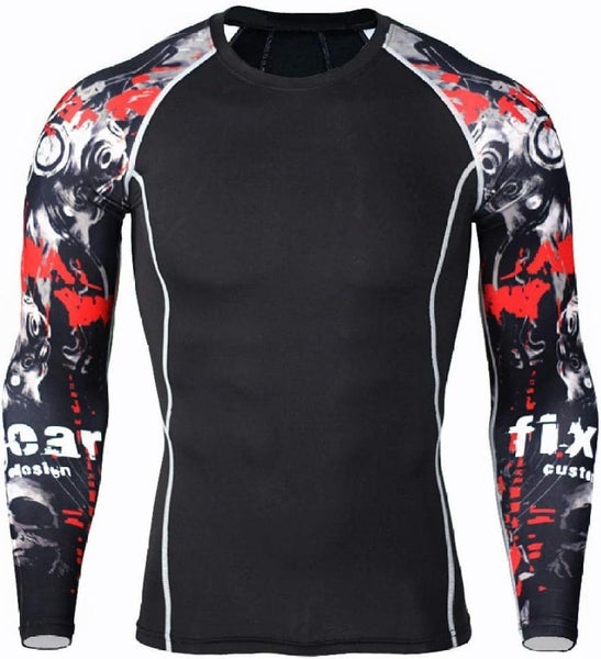 mens base layer tops,Men's Fleece Thermal Underwear Top Cold Weather Compressi Carousel 2