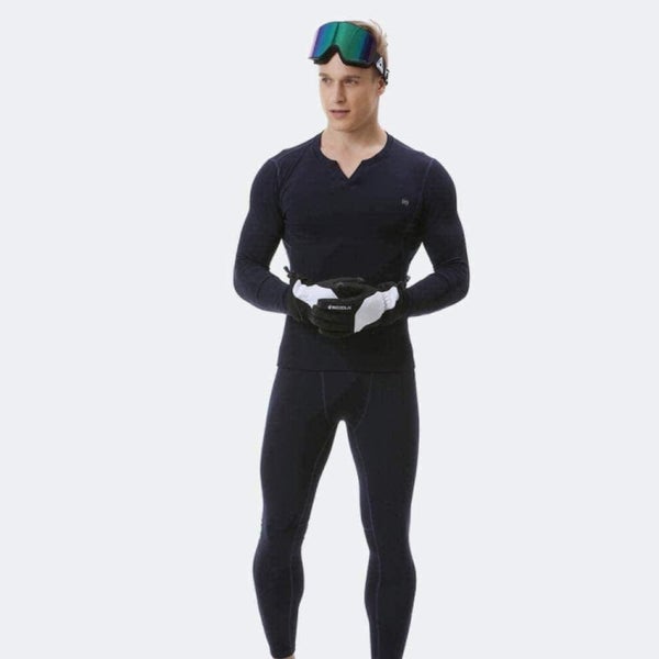 mens base layer tops,Men's Fleece Thermal Underwear Top Cold Weather Compressi Carousel 2