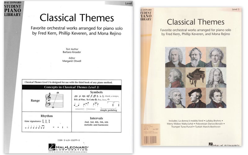 Classical Themes Level 3 - Orchestral Works Arranged for Piano Solo Carousel 2