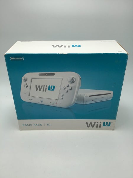 * 8GB White Wii U Console w/ Gamepad & Cables BOXED * Carousel 1