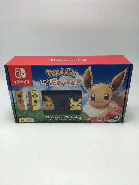 * Nintendo Switch Pikachu & Eevee Edition Console w/ Pokeball Plus BOXED! * Carousel 1