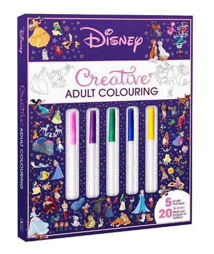 Disney: Adult Colouring Kit Carousel 1