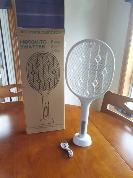 Rechargeable Electric Mosquito Killer Bug Fly Insect Racke Zapper Swatter usb Carousel 2