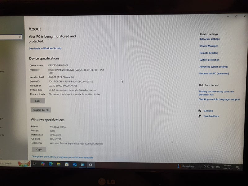 Intel NUC7PJH - Quad-core Intel Pentium Silver processor J500562863222133762112