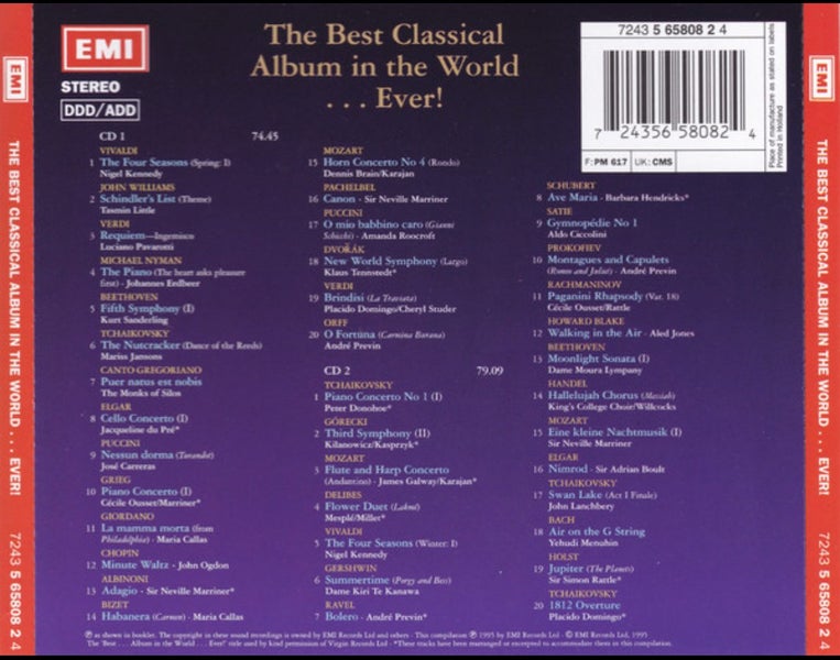 The Best Classical Album In The World… Ever! 2CD Carousel 2
