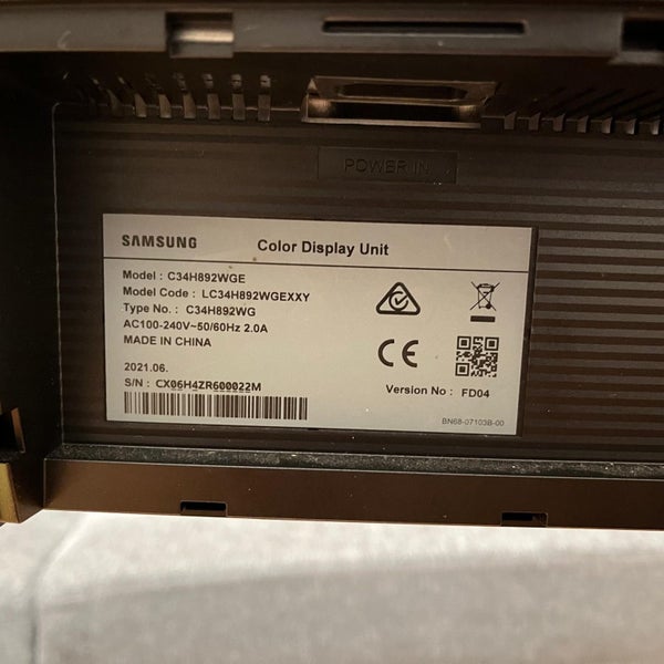 Samsung 34” Ultra-Wide Curved Monitor Carousel 9