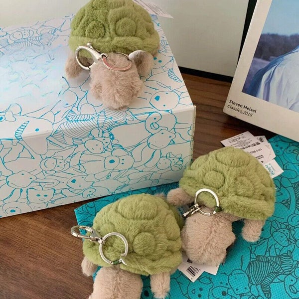 Original Mr. Timmy Turtle Pendant Keychain Cute Girl Bag Doll Plush Toy Doll Carousel 1