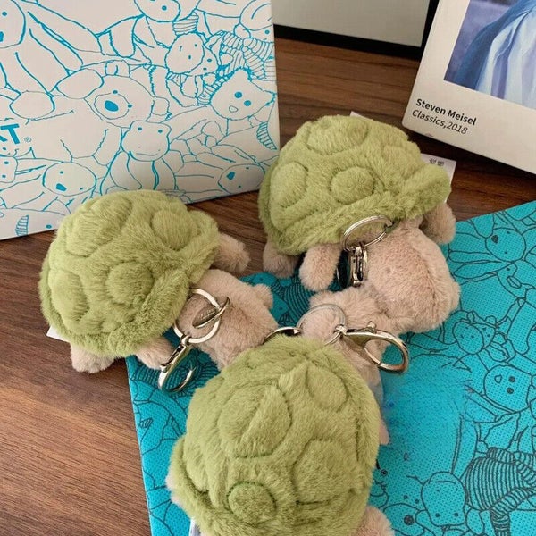 Original Mr. Timmy Turtle Pendant Keychain Cute Girl Bag Doll Plush Toy Doll Carousel 2