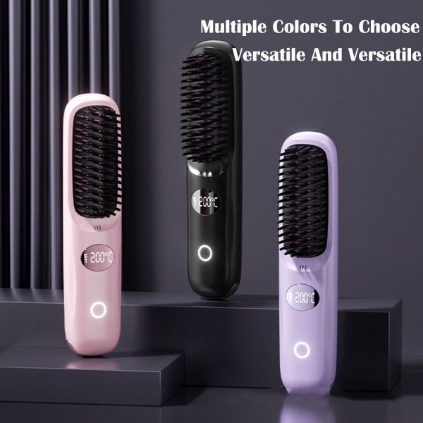 Go Brush Pro Straightener Rechargeable & Cordless Mini Hair Straightener Durable Carousel 1