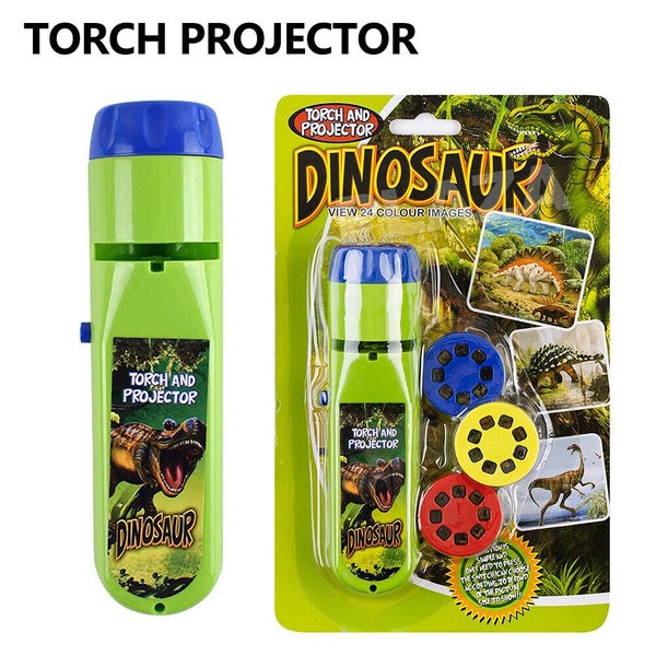 Torch Projector Light Projection Flashlight Kids Christmas Educational Toys Gift Carousel 2