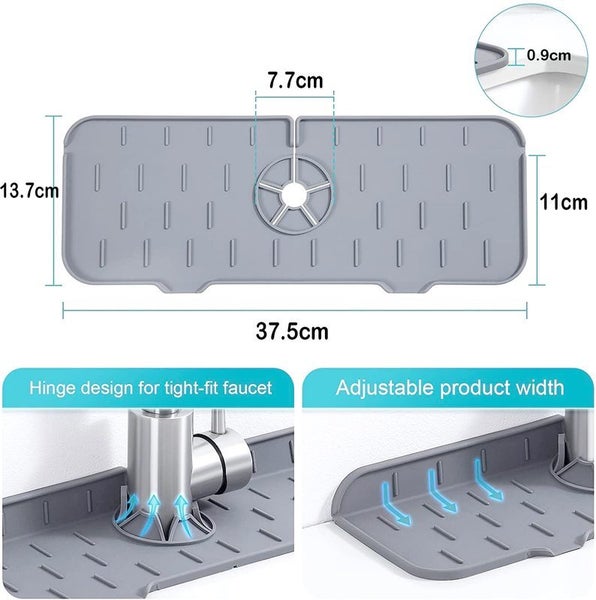 Kitchen Faucet Sink Splash Guard Carousel 12
