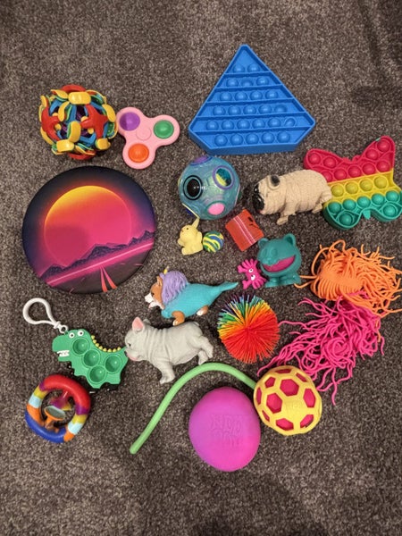 Fidget toys bulk listing ! Mochis popits puzzle ball squishy toys and more! Carousel 1