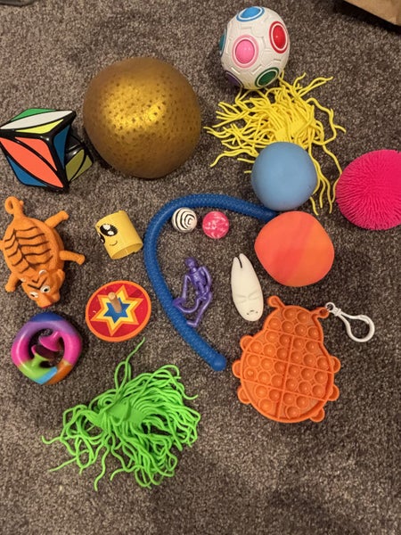 Fidget toys bulk listing ! Mochis popits puzzle ball squishy toys and more! Carousel 1