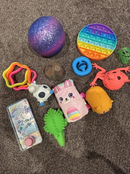 Fidget toys bulk listing ! squishy toys popits Smiggle water toy and more! Carousel 1