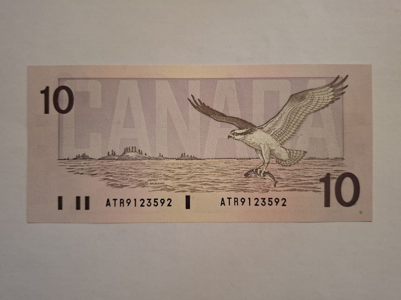 Canada $10 1989 Thiessen-Crow UNC ATR prefix Carousel 2