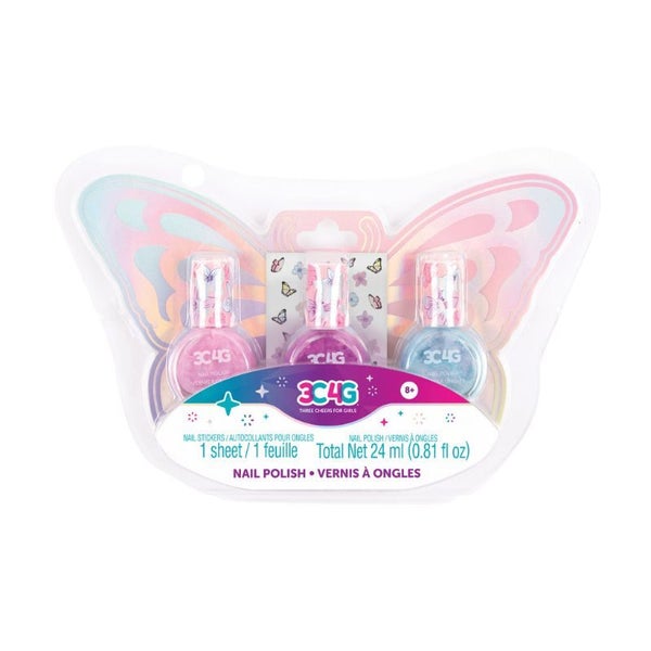 Butterfly Nail Polish Trio Carousel 1
