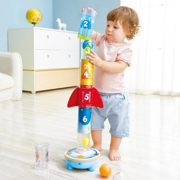 Hape: Rocket Ball - Air Stacker Set Carousel 2